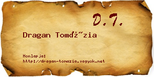 Dragan Tomázia névjegykártya